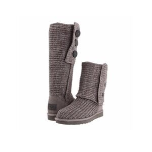 UGG Classic Cardy Knit Gray‎ Boots Women's Size 5 Style 1016555